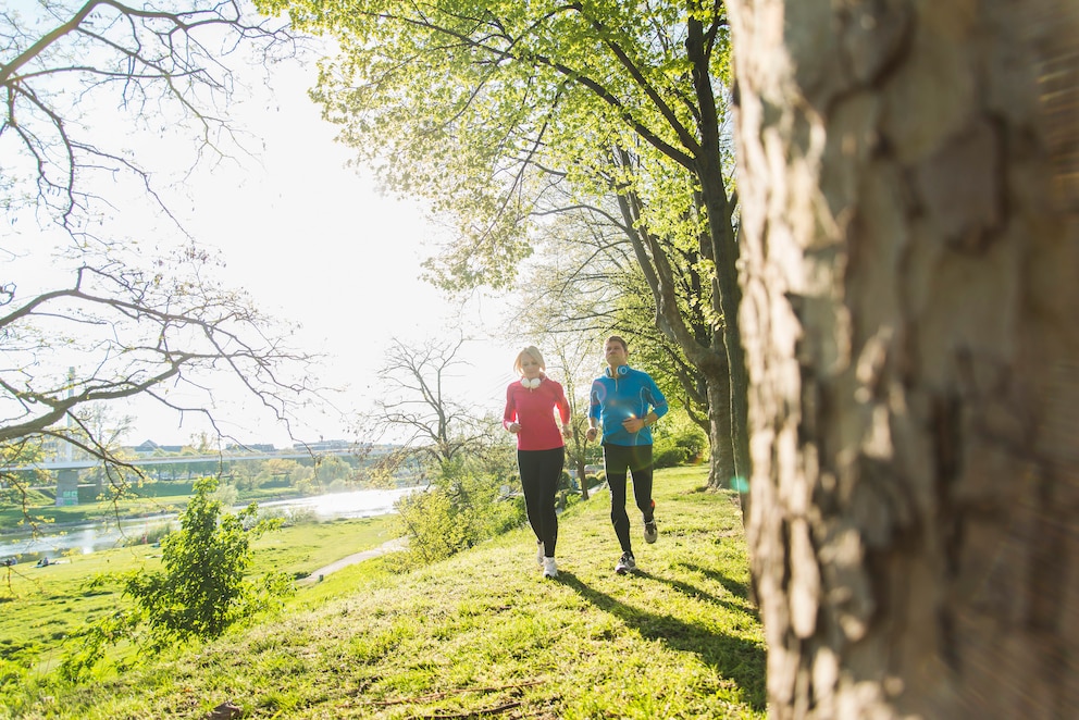 Joggen im Wald