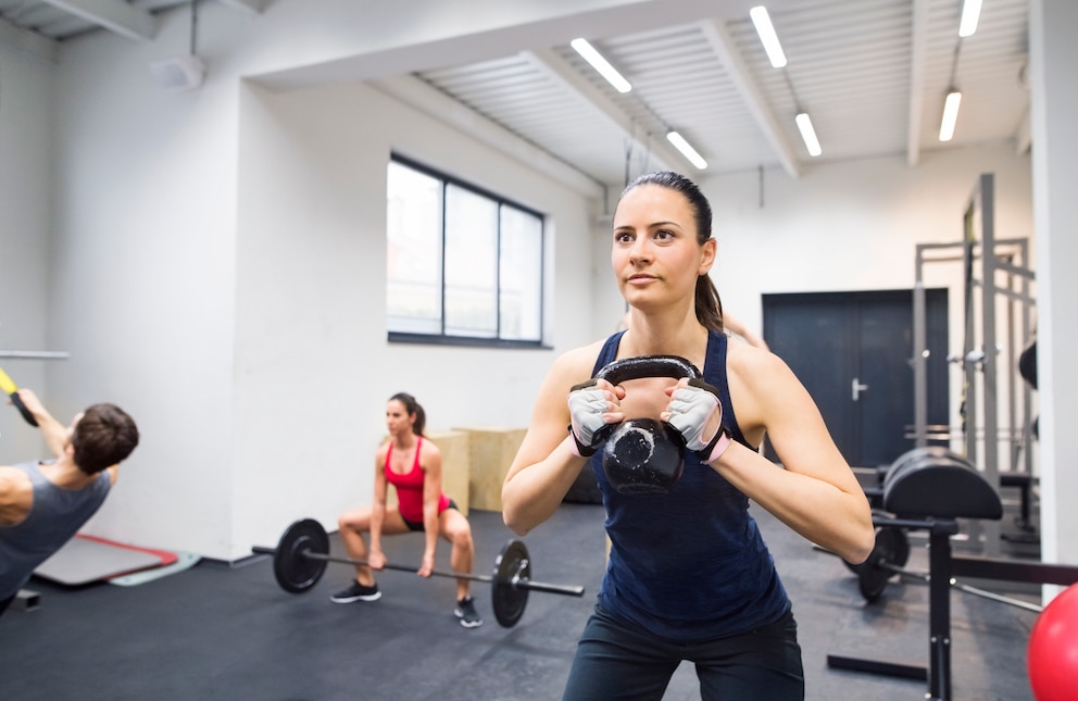 Sportler im Fitness-Studio