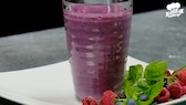 Waldbeeren-Protein-Smoothie gibt Power für den ganzen Tag