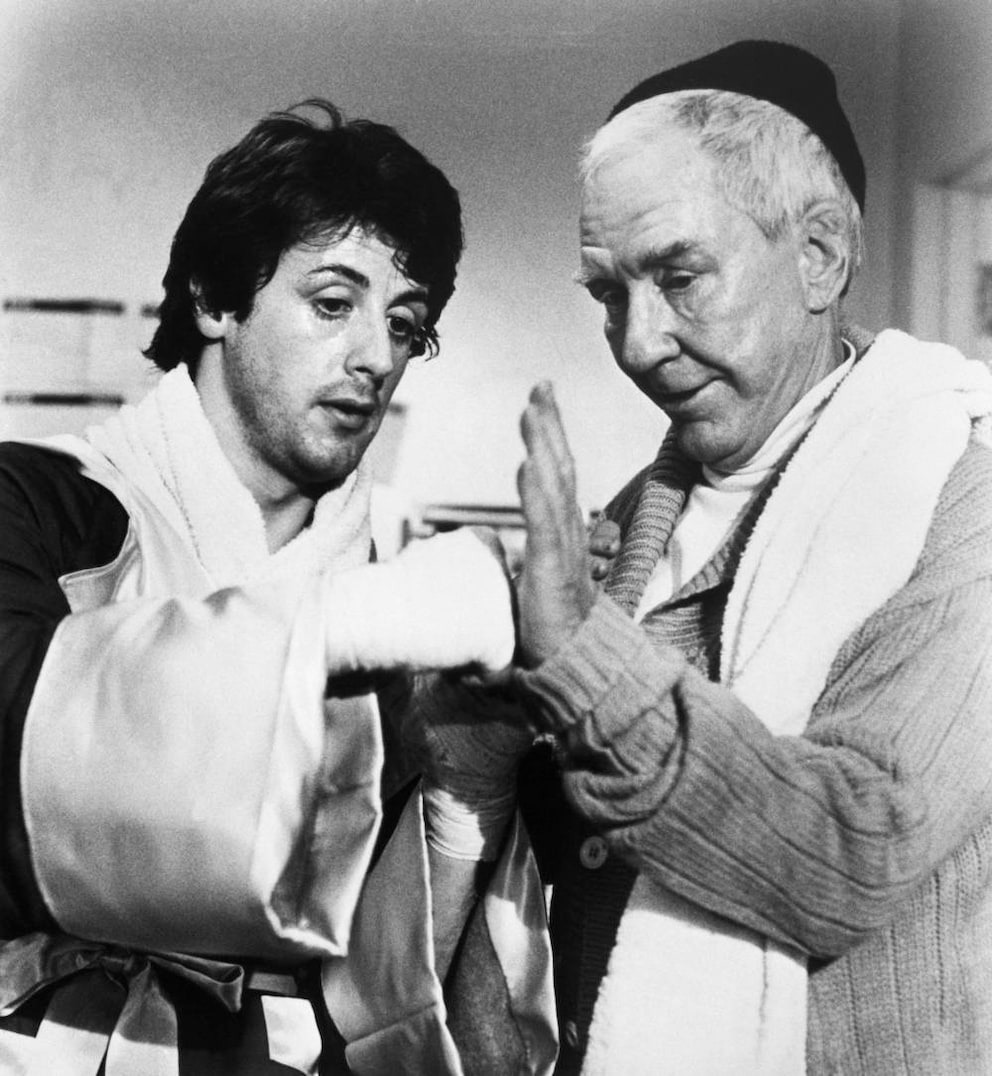 Rocky Balboa und Trainer Mickey