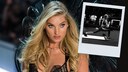 Ein „Victoria's Secret Angels"-Model neben einem Slide-Board