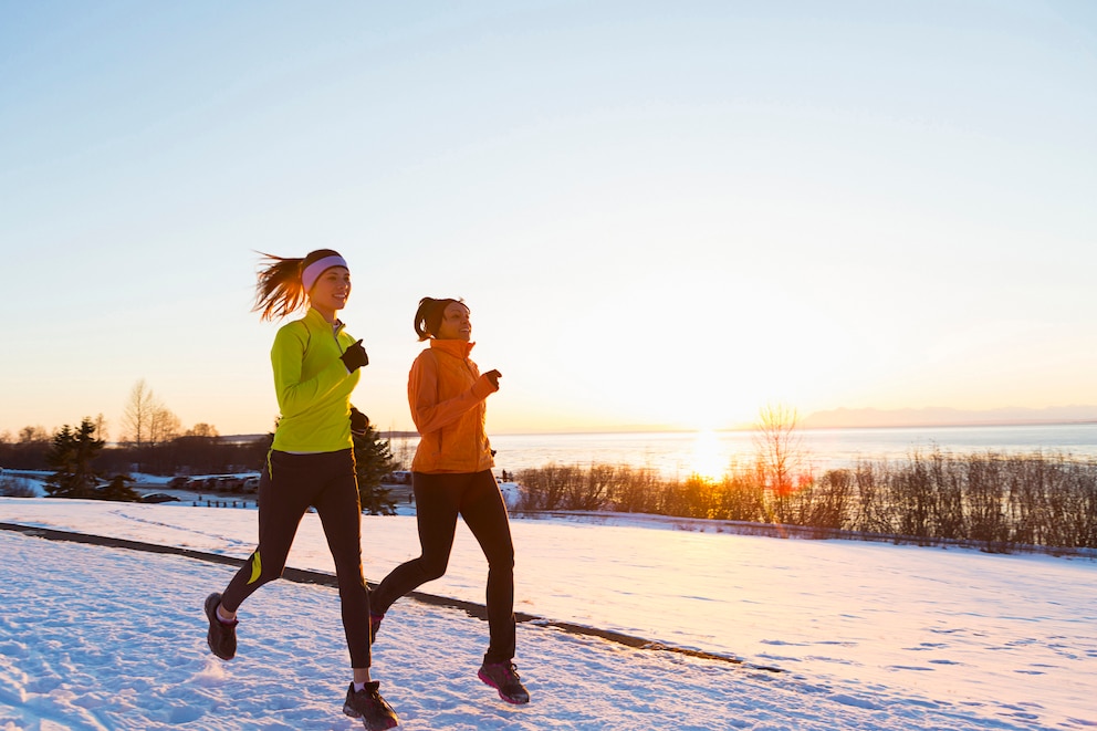  Mit richtiger Kleidung wird das Laufen im Winter nicht zur Zitterpartie