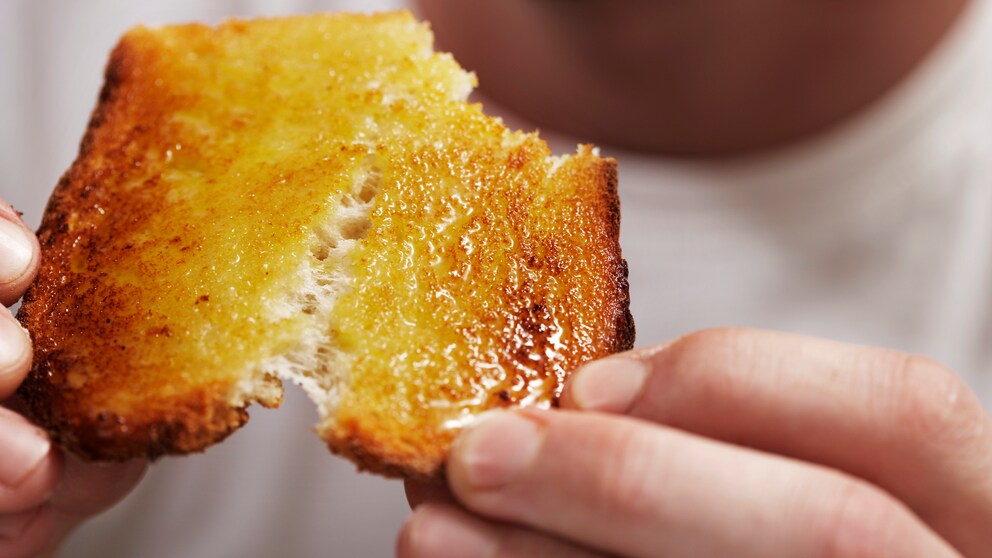 Toastbrot mit Acrylamid