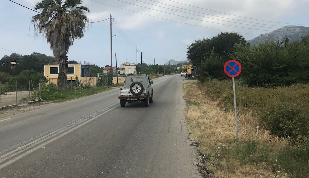 Meine Laufstrecke auf Korfu