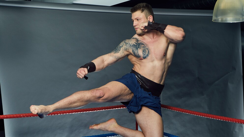 Michael Smolik beim Training