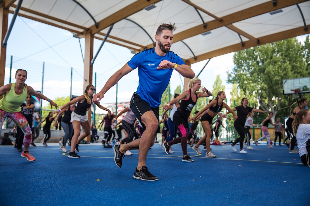 Auch bei Fernandas Workout wurde der gesamte Körper beansprucht