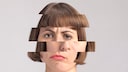 Gestresste Frau