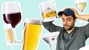 Autor Markus Hofmann vor Alkohol