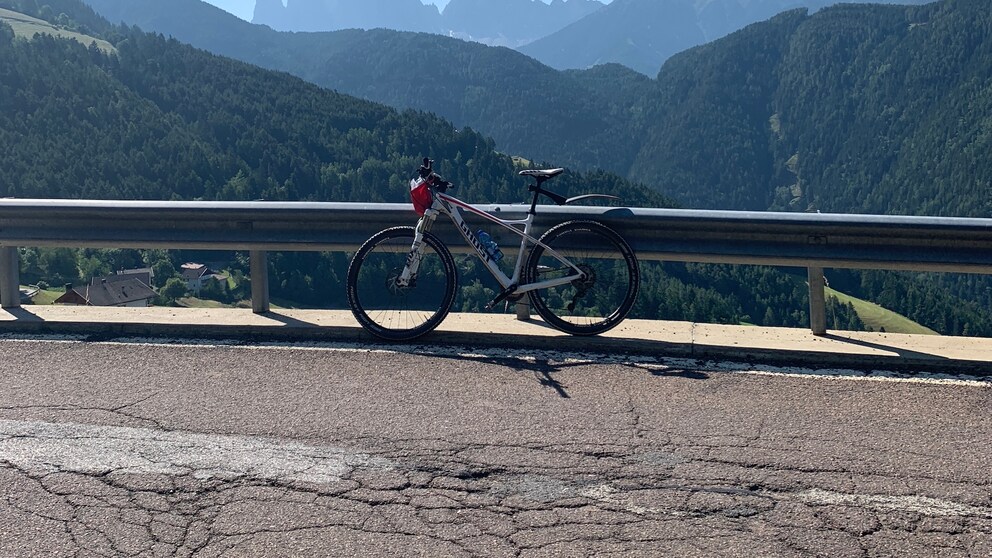 Rad auf der Plose in Südtirol