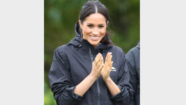 Herzog Meghan klatscht