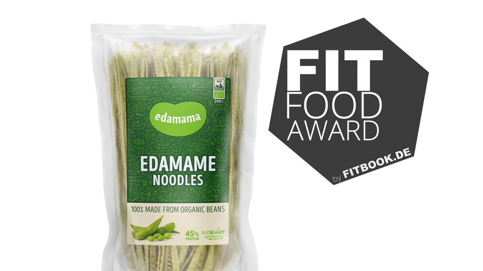 Edamama und das Logo zum Fitfood Award