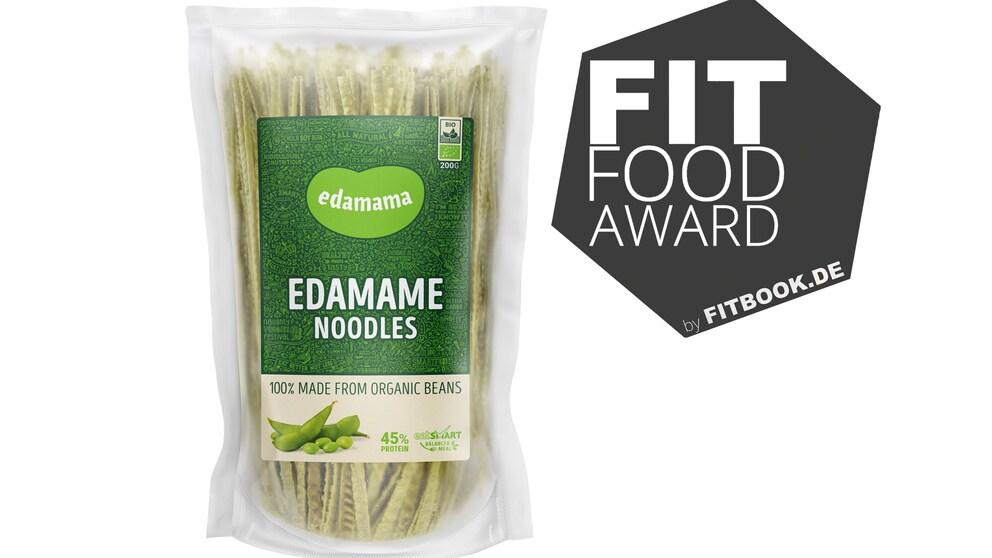 Edamama und das Logo zum Fitfood Award