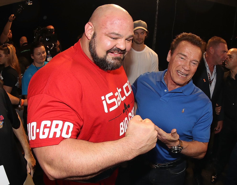 Brian Shaw und Arnold Schwarzenegger