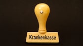 Stempel mit Krankenkasse drauf