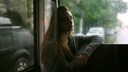 Frau mit depressiver Stimmung