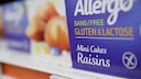 Gluten- und laktosefreies Lebensmittel