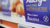 Gluten- und laktosefreies Lebensmittel