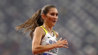 Gesa Krause bei der Leichtathletik-Weltmeisterschaft 2019 in Doha