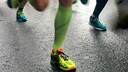 L&auml;ufer mit Kompressionsstr&uuml;mpfen