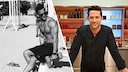 Starkoch Alexander Kumptner (36) wie man ihn aus dem TV kennt (rechts) – auf Instagram zeigt er seine durchtrainierte Seite.