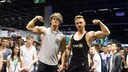 Fitnessmodel auf der FIBO