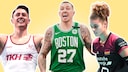 Andreas Toba, Daniel Theis und Kimberly Drewniok