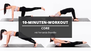Core-Training: Das 10-Minuten-Workout von Fernanda Brandão