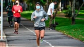 Coronavirus in der Luft: Joggerin