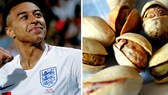 Jesse Lingard, Stürmer von Manchester United und englischer Nationalspieler, snackt gerne Pistazien