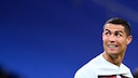Cristiano Ronaldo am 11. Oktober im Stade de France in Saint-Denis bei Paris – zwei Tage später wurde er positiv auf Corona getestet