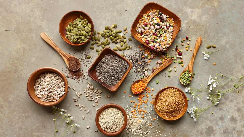 Phytoöstrogene: Linsen, Leinsamen, Kürbiskerne