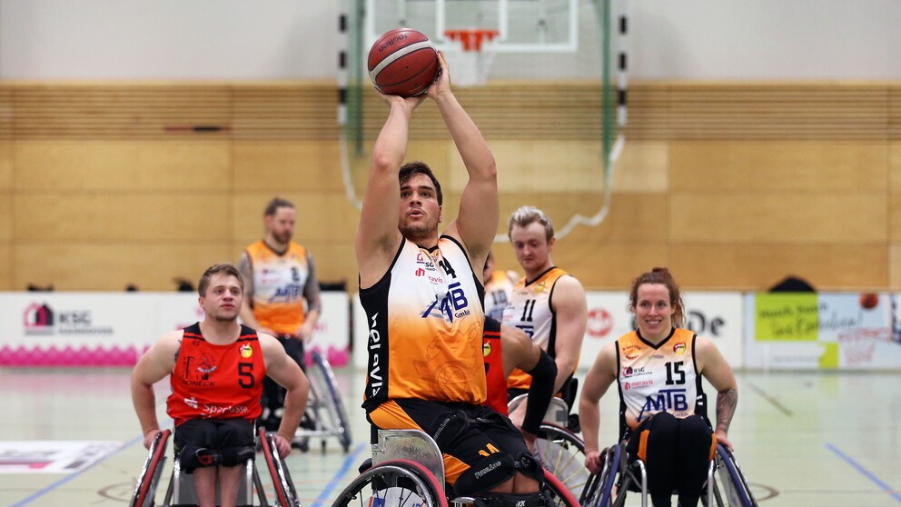 Matthias Güntner spielt beim Rollstuhlbasketball-Verein Hannover United e.V.