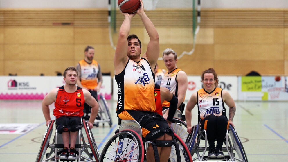 Matthias Güntner spielt beim Rollstuhlbasketball-Verein Hannover United e.V.