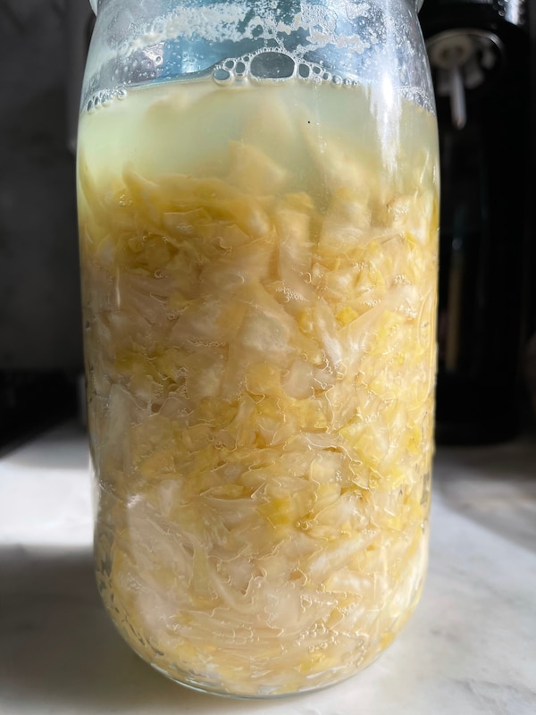 Sauerkraut im Einmachglas