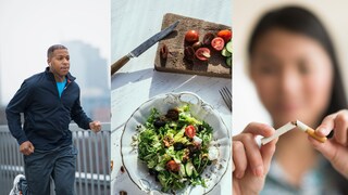 Gewohnheiten ändern: mehr Sport, gesünder essen, mit dem Rauchen aufhören