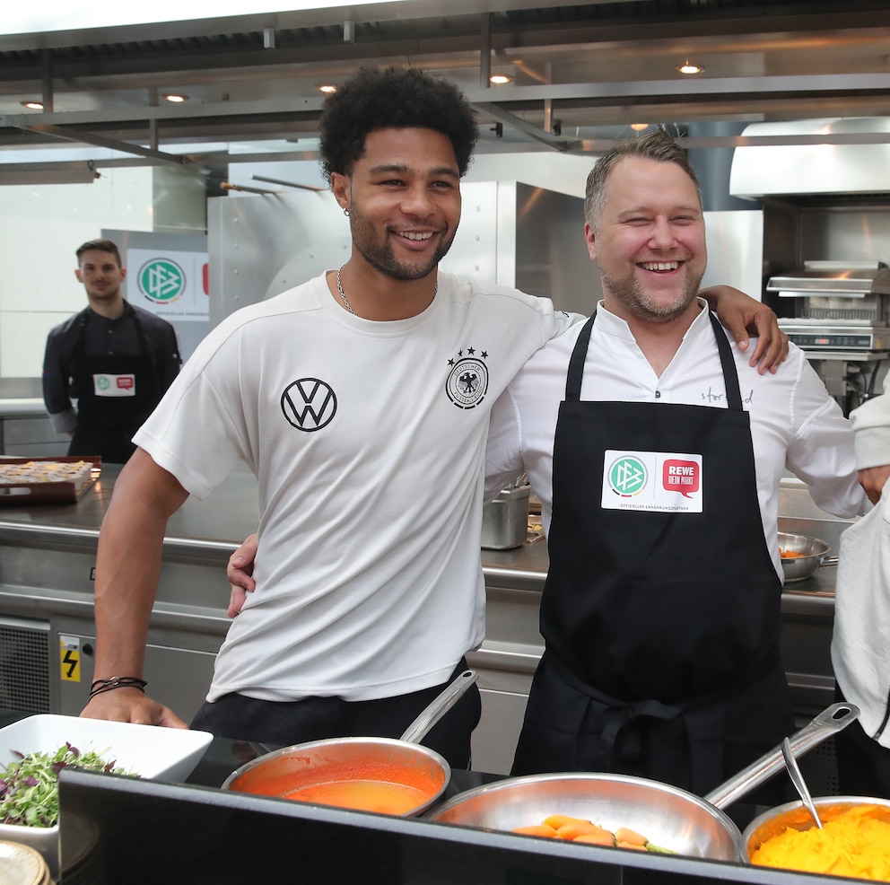 Serge Gnabry und Anton Schmaus