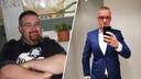 Christian Sudoma vor und nach seiner Transformation