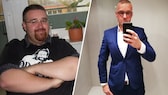 Christian Sudoma vor und nach seiner Transformation