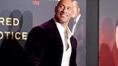 Dwayne Johnson auf der „Red Notice“-Premiere