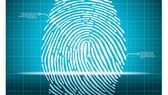 Fingerabdrücke Krankheiten: Computerbild eines Fingerabdrucks