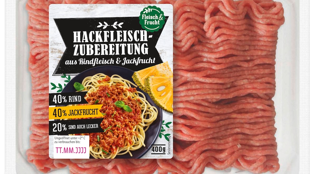 Beim Hybridfleisch handelt es sich um eine Mischung aus Fleisch und Gemüse in einem Produkt