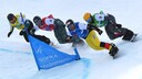 Martin Nörl in Snowboardcross-Aktion