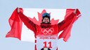 max parrot lymphdrüsenkrebs: Max Parrot bei Olympia mit der kanadischen Flagge