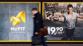 preiserhöhung mcfit: Werbung von McFit