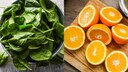 Antioxidantien Demenz: Spinat und Orangen