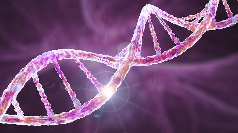 schlaf dna: Illustration von DNA