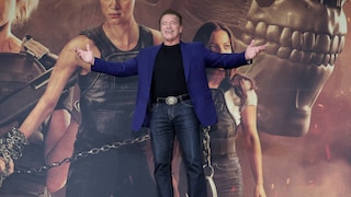 Arnold Schwarzenegger freihanteln training: Arnold Schwarzenegger bei einer Filmpremiere