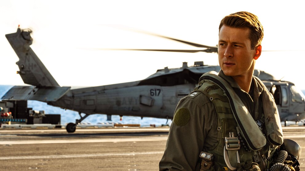 Glen Powell in „Top Gun: Maverick“