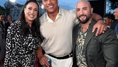 trainer the rock tipps muskelaufbau: Dany Garcia, Dwayne Johnson und Dave Rienzi