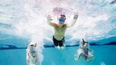 kinder schwimmen: Kinder im Schwimmbecken